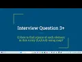Interview Question Q How to find square of each element in this Array 2 4 5 6 8