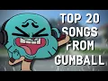 Download Lagu TOP 20 THE AMAZING WORLD OF GUMBALL SONGS!
