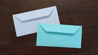 طريقة عمل ظرف رسائل بورقة واحدة فقط دندنها