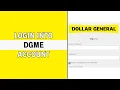 Dollar General Paystub Login How To Login DG Paystub Portal DGme Paystub Sign In