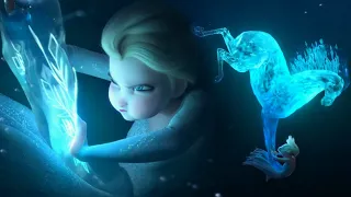 أصوات غريبة بتناديها من الغابة المسحورة وبتقابل مخلوقات سحرية وبتكتشف سر قوتها Frozen 2 