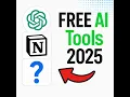 Top 5 Free AI Tools You Should Use in 2025 Insane Productivity Boost
