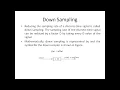 Topic1 Down Sampling