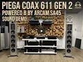 Lagu Piega Coax 611 Gen 2 \u0026 Arcam SA45 Sound Demo 🎶 | Shure MV88+ Live Recording