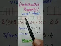 Distributive Property Shorts Model