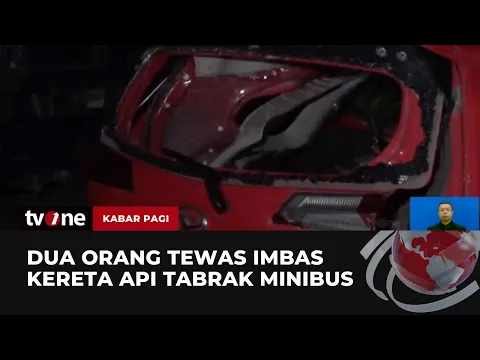 Insiden Kereta Api Tabrak Minibus Terjadi di Sumut, Dua Orang Tewas