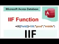 Microsoft Access IIF Function