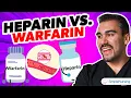 Anticoagulant Medications Heparin Warfarin for Nursing NCLEX - RN PN