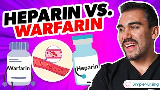 Anticoagulant Medications Heparin Warfarin for Nursing NCLEX - RN PN