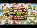 Top 10 Independence day beautiful drawings Independence day poster August