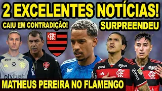 2 EXCELENTES NOTÍCIAS NO FLAMENGO! MATHEUS PEREIRA É PEDIDO NO MENGÃO! VASCO CAÍ EM CONTRADIÇÃO! E+