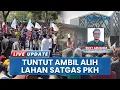 Lagu Kejari Riau Dirubung Massa, Ribuan Pendemo Tuntut Transparansi Ambil Alih Lahan Oleh Satgas PKH