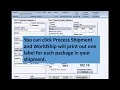 UPS WorldShip - Hundredweight CWT shipment processing