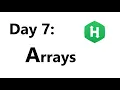 day 7 arrays hackerrank solution in java 8 30 Days Of Code Hackerrank
