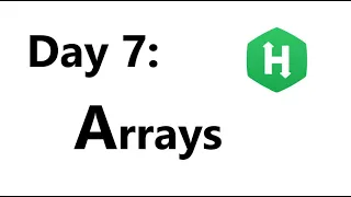 day 7 arrays hackerrank solution in java 8 30 Days Of Code Hackerrank