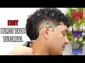 BLURRY BURST FADE TUTORIAL on Curly Hair - Step by Step Barber Tutorial for Beginning Barbers