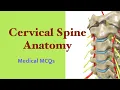 Cervical Spine Anatomy Medical Quiz MCQs