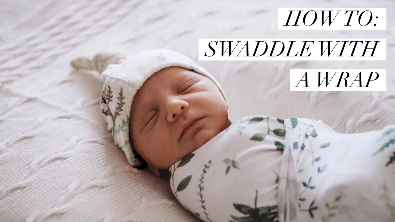 How to Swaddle Baby with a Wrap | Newborn Swaddling