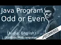Java program to check whether a number is ODD or EVEN