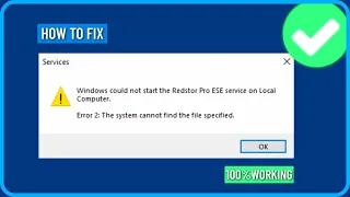 How to Fix Error 2 the System Cannot Find the File Specified in Windows