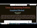 LPP17 Linear Programming Problems DIET Problem Graphical Method Example 5