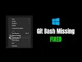 Add Git Bash to Windows Right-click Context Menu