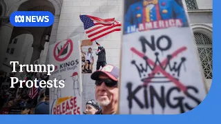 Huge crowds rally against US President Donald Trump in No Kings protests ABC NEWS