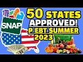 MN KY Missouri P EBT Summer 2023 SNAP Food Stamps EBT Schedule Reload Dates for 50 States