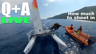 Mainsheet tension explained⛵️Q+A Live