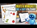 Free AI Made These Kids Worksheets in Minutes No Design Skills