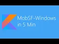 How to Install and Use MobSF Mobile Security Framework on Windows 10 via Docker in 5 Min