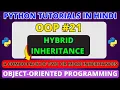 Hybrid Inheritance in Python Object-Oriented Programming Python Tutorials in Hindi