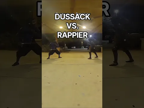 Dussack vs. Rapier Sparring