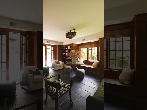 Timbered Ceilings, Storybook Stonework & a Cathedral Height