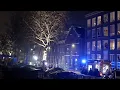Lagu Schoorsteenbrand in Vlaardingen, drone van de brandweer bekijkt de situatie