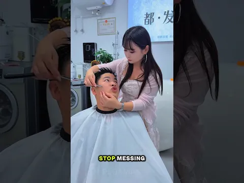 He Kept Teasing Her… BIG Mistake 😂✂️ #usa #shortsfeed