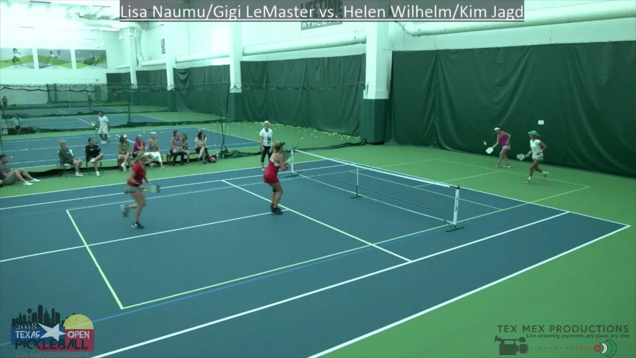 2018 TEXAS OPEN PICKLEBALL SENIOR WOMENS OPEN GOLD LISA NAUMU GIG LEMASTER HELEN WILHEIM KIM JAGD