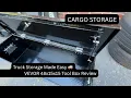 VEVOR Heavy Duty Aluminum Truck Bed Tool Box Diamond Plate Tool Box