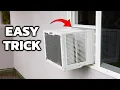 The EASIEST Way to Install a Window Air Conditioner