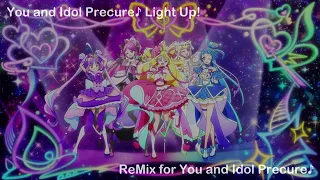  full kimi to idol precure light up remix for you and idol precure quintet op 
