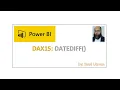 Dax15 - Datediff How to calculate difference between two dates in Power BI
