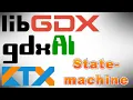 LibGDX-AI Statemachines with Ashley using Kotlin