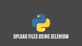 Uploading Files Using Selenium Python