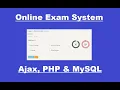 Build Online Exam System PHP Projects