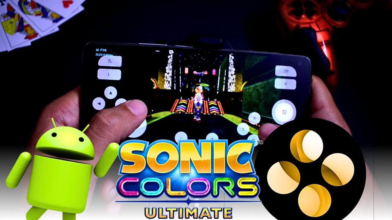 Sonic Colors Ultimate Android Gameplay - Skyline Emulator Edge - Skyline Mali GPU