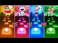 Lagu Shinchan vs Doraemon vs Ninja Hattori vs Hagemaru - Tiles Hop EDM Rush