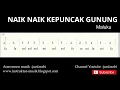 Download Lagu not angka naik naik ke puncak gunung - not angka lagu nusantara