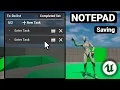 UE5 Notepad Tutorial - Part 4 Saving