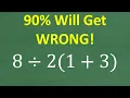 Download Lagu 8 divided by 2 times the sum of 1 and 3 =? A BASIC Math problem MANY will get WRONG!
