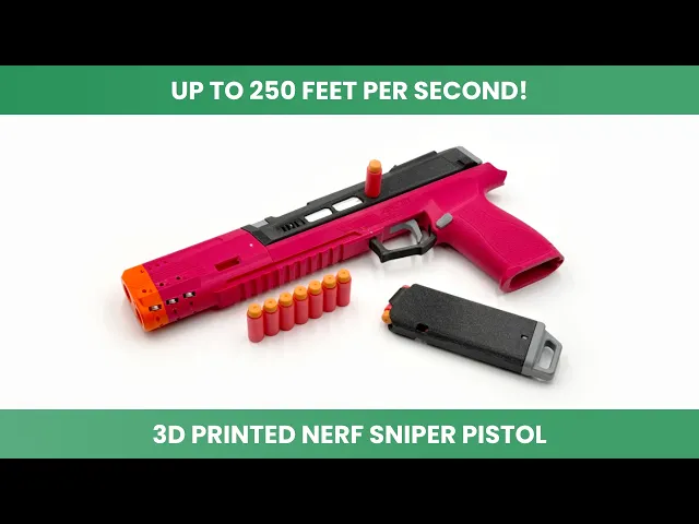 Zinc .50 - Hand Cannon Dart Blaster video thumbnail